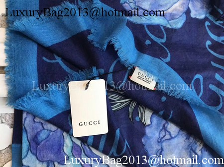 Gucci Scarf G2828 Blue