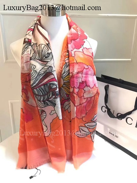 Gucci Scarf G2828 Orange