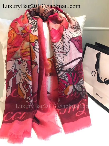 Gucci Scarf G2828 Red