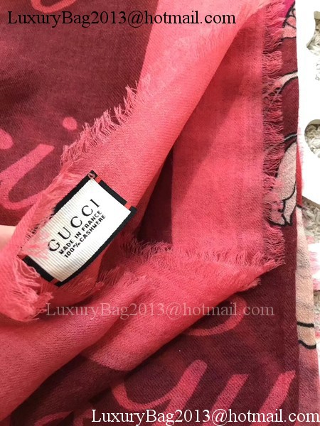 Gucci Scarf G2828 Red