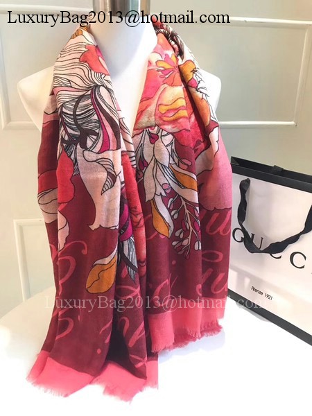 Gucci Scarf G2828 Red