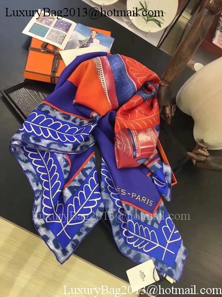 Hermes Scarf H1766 Blue