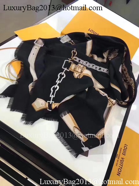 Louis Vuitton Scarf A3256 Black