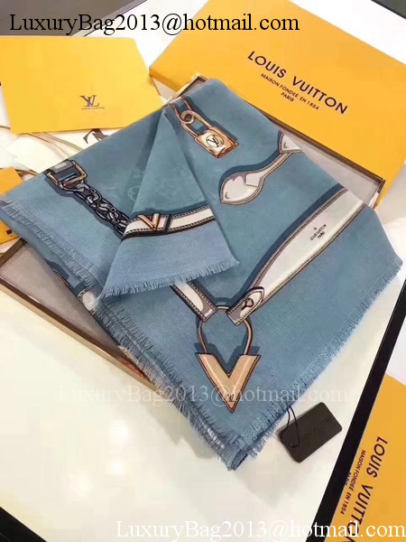Louis Vuitton Scarf A3256 Blue