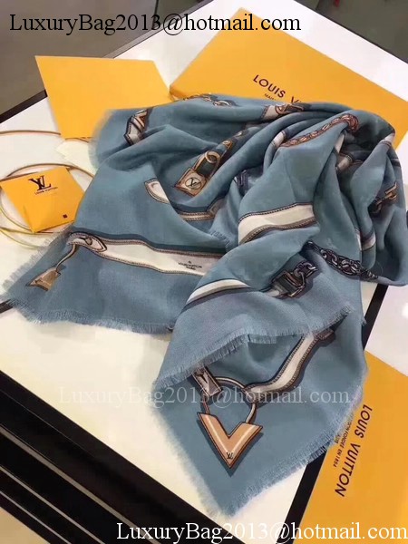 Louis Vuitton Scarf A3256 Blue