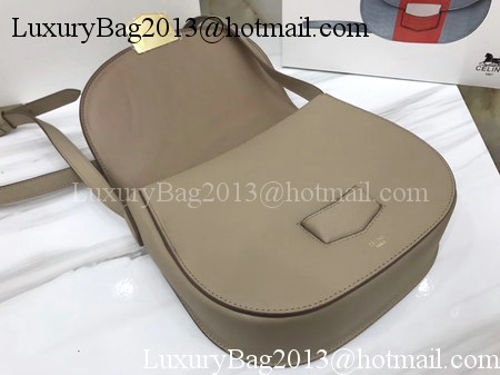 Celine Compact Trotteur Bag Calfskin Leather C1269 Apricot