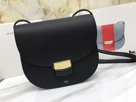 Celine Compact Trotteur Bag Calfskin Leather C1269 Black