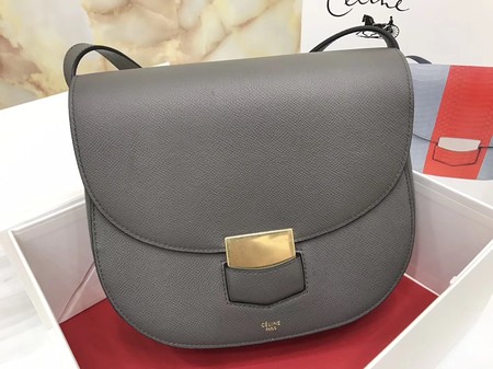 Celine Compact Trotteur Bag Calfskin Leather C1269 Grey