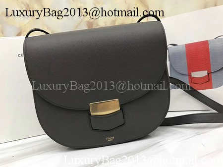 Celine Compact Trotteur Bag Calfskin Leather C1269 Grey