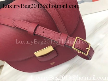 Celine Compact Trotteur Bag Calfskin Leather C1269 Red