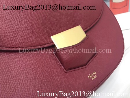 Celine Compact Trotteur Bag Calfskin Leather C1269 Red