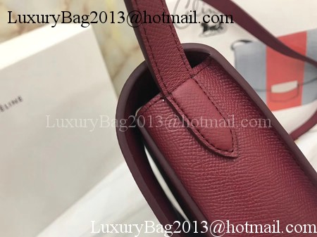 Celine Compact Trotteur Bag Calfskin Leather C1269 Red