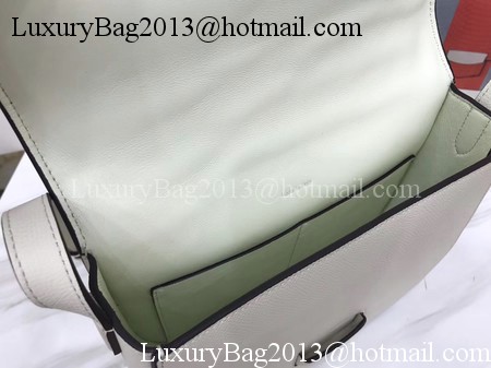 Celine Compact Trotteur Bag Calfskin Leather C1269 White