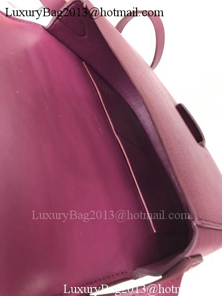 Celine Compact Trotteur Bag Calfskin Leather C1269 Wine