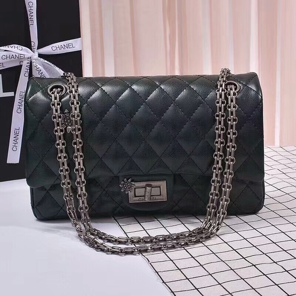 Chanel 2.55 Series Bags Sheepskin B56987 Green