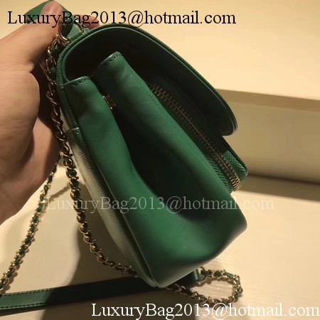 Chanel Classic Flap Bag Original Leather CHA3269 Green