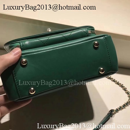 Chanel Classic Flap Bag Original Leather CHA3269 Green