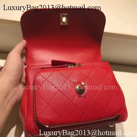 Chanel Classic Flap Bag Original Leather CHA3269 Red