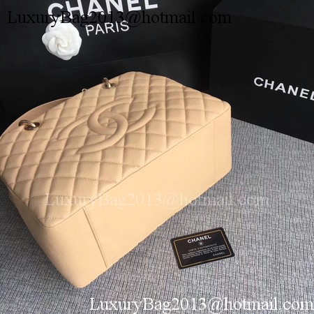 Chanel LE Boy Grand Shopping Tote Bag GST Apricot Cannage Pattern A50995 Gold