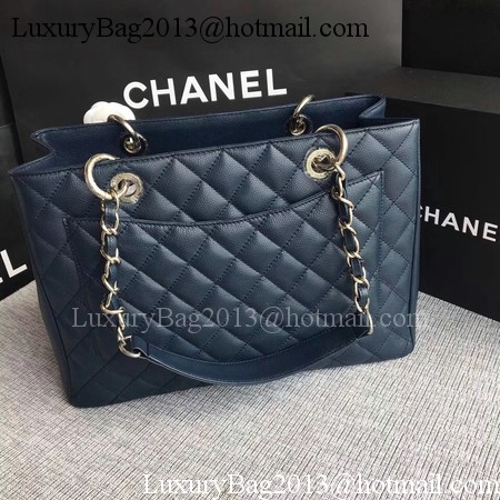 Chanel LE Boy Grand Shopping Tote Bag GST Royal Cannage Pattern A50995 Silver