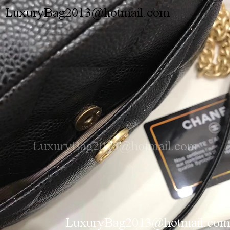 Chanel Shoulder Bag Original Leather A91907 Black