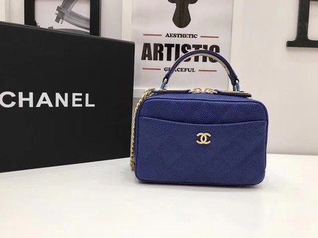 Chanel Shoulder Bag Original Leather A91907 Blue