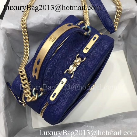 Chanel Shoulder Bag Original Leather A91907 Blue