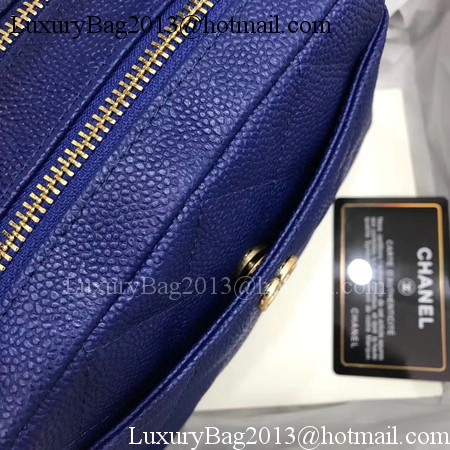 Chanel Shoulder Bag Original Leather A91907 Blue