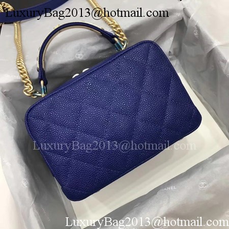 Chanel Shoulder Bag Original Leather A91907 Blue