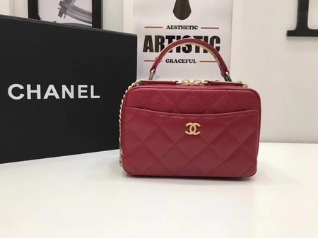 Chanel Shoulder Bag Original Leather A91907 Red