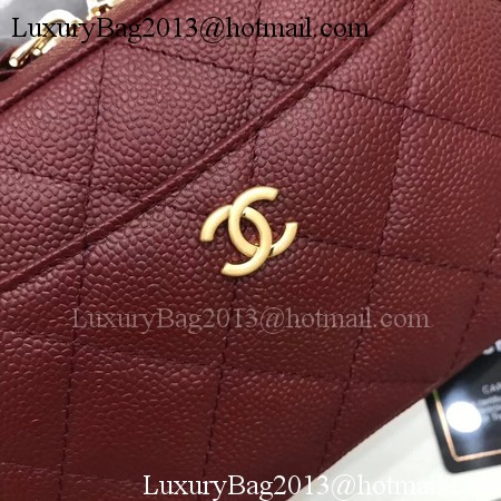 Chanel Shoulder Bag Original Leather A91907 Wine
