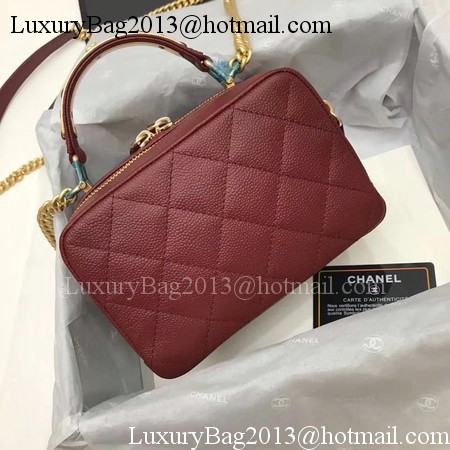 Chanel Shoulder Bag Original Leather A91907 Wine