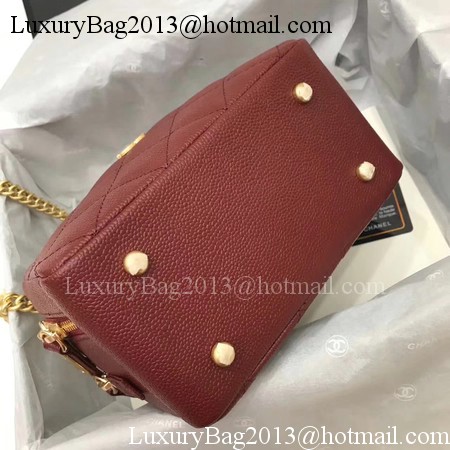 Chanel Shoulder Bag Original Leather A91907 Wine