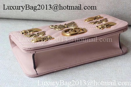 Gucci GG Marmont Animal Studs mini Bag 488426 Pink