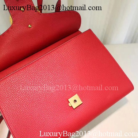 Gucci GG Marmont Leather Top Handle Bag 421890 Red