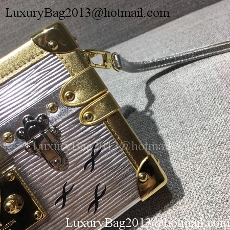 Louis Vuitton Epi Leather PETITE MALLE M54650 Silver