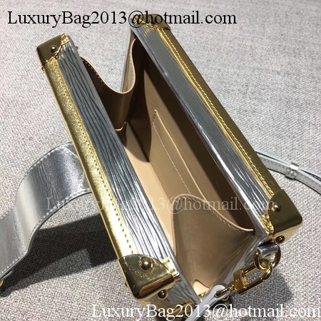 Louis Vuitton Epi Leather PETITE MALLE M54650 Silver