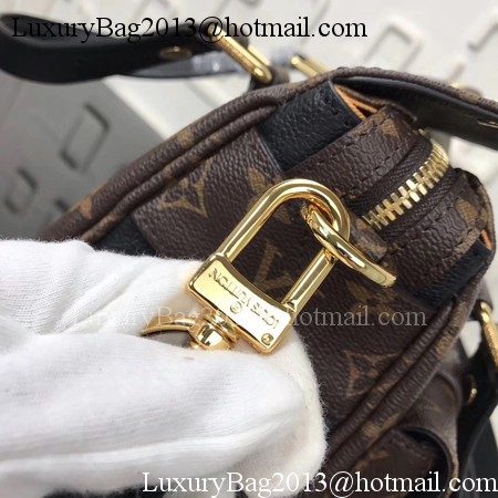 Louis Vuitton Monogram Canvas MANHATTAN Bag M43482 Black