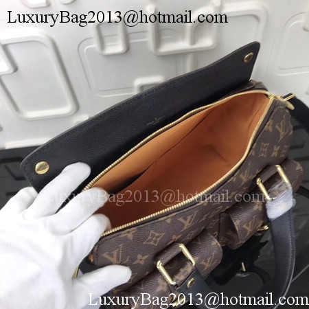 Louis Vuitton Monogram Canvas MANHATTAN Bag M43482 Black