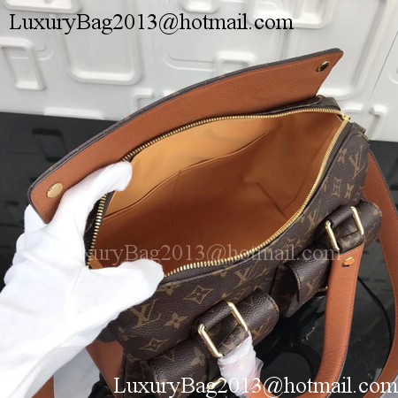 Louis Vuitton Monogram Canvas MANHATTAN Bag M43482 Brown