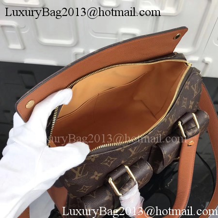 Louis Vuitton Monogram Canvas MANHATTAN Bag M43482 Brown