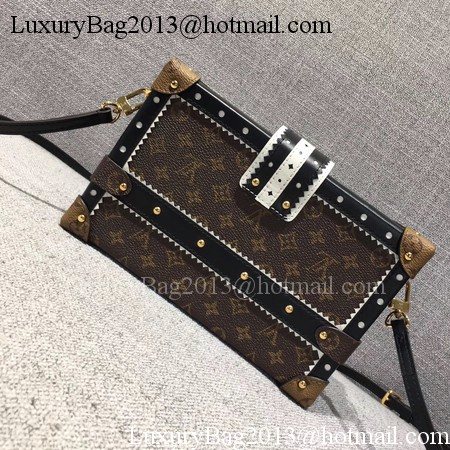 Louis Vuitton PETITE MALLE Monogram Canvas Bag M44154