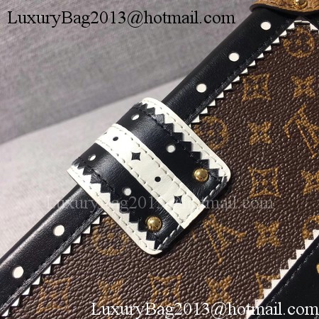 Louis Vuitton PETITE MALLE Monogram Canvas Bag M44154