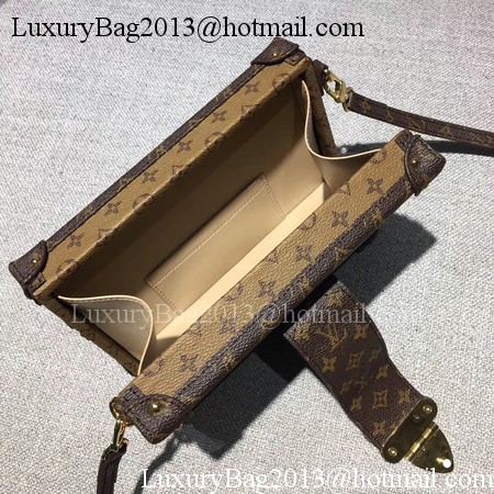 Louis Vuitton Petite Malle Monogram Canvas Bag M44154 Reverse