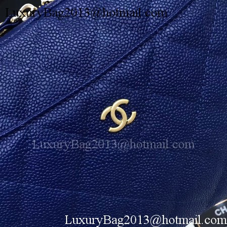 Chanel Shoulder Bag Original Caviar Leather CHA6599 Blue
