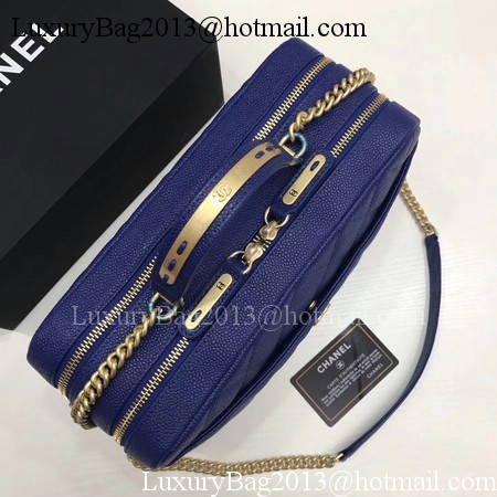 Chanel Shoulder Bag Original Caviar Leather CHA6599 Blue