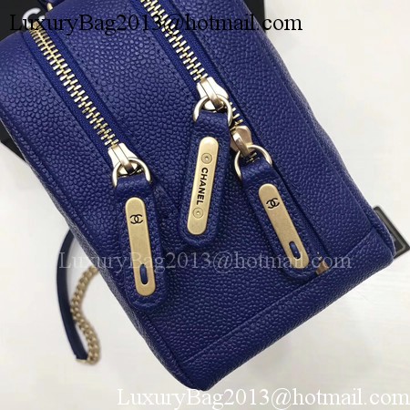 Chanel Shoulder Bag Original Caviar Leather CHA6599 Blue