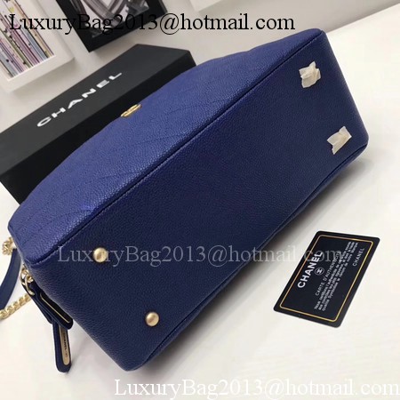 Chanel Shoulder Bag Original Caviar Leather CHA6599 Blue