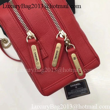 Chanel Shoulder Bag Original Caviar Leather CHA6599 Red