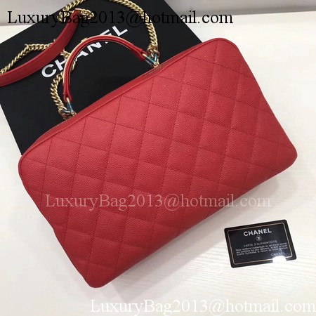 Chanel Shoulder Bag Original Caviar Leather CHA6599 Red